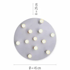 Luminaires Paul Neuhaus Plafonnier Paul Neuhaus PURE-GEMIN LED Aluminium, Noir, 12 lumières* Éclairage Led