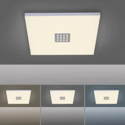 Luminaires Paul Neuhaus Plafonnier Paul Neuhaus PURE-NEO LED Aluminium, 5 lumières, Télécommandes* Éclairage Led