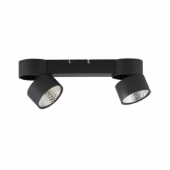 Luminaires Paul Neuhaus Plafonnier Paul Neuhaus PURE-NOLA LED Noir, 2 lumières* Éclairage Led
