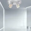 Luminaires Paul Neuhaus Plafonnier Paul Neuhaus PURE-NOLA LED Blanc, 4 lumières* Éclairage Led