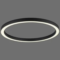 Luminaires Paul Neuhaus Plafonnier Paul Neuhaus PURE-LINES LED Anthracite, 1 lumière, Télécommandes* Éclairage Led