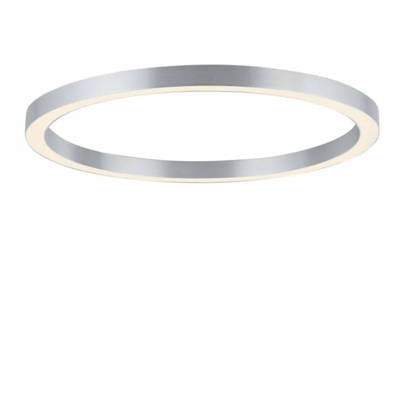 Luminaires Paul Neuhaus Plafonnier Paul Neuhaus PURE-LINES LED Argenté, 1 lumière, Télécommandes* Éclairage Led