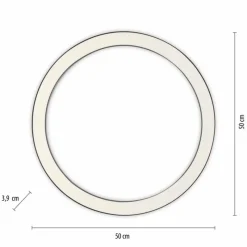 Luminaires Paul Neuhaus Plafonnier Paul Neuhaus PURE-LINES LED Anthracite, 1 lumière, Télécommandes* Éclairage Led