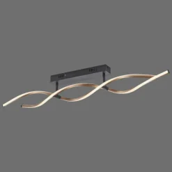 Lampes Dorées-Luminaires Paul Neuhaus Plafonnier Paul Neuhaus POLINA LED Noir, 1 lumière