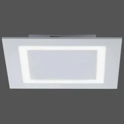 Paul Neuhaus Q-Serie Plafonnier Paul Neuhaus Q-MIRAN LED Aluminium, 1 lumière, Télécommandes, Changeur de couleurs