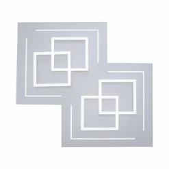 Paul Neuhaus Q-Serie Plafonnier Paul Neuhaus Q-LINEA LED Nickel mat, 8 lumières, Télécommandes