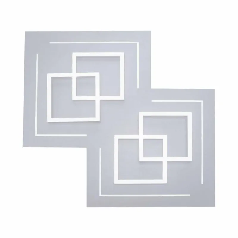 Paul Neuhaus Q-Serie Plafonnier Paul Neuhaus Q-LINEA LED Nickel mat, 8 lumières, Télécommandes