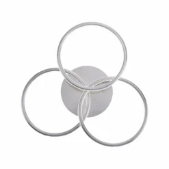 Paul Neuhaus Q-Serie Plafonnier Paul Neuhaus Q-NEVIO LED Nickel mat, 3 lumières, Télécommandes