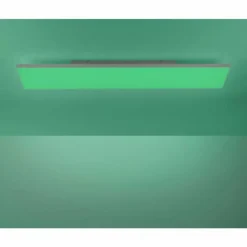 Paul Neuhaus Q-Serie Plafonnier Paul Neuhaus Q-FLAG LED Blanc, 1 lumière, Télécommandes, Changeur de couleurs