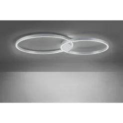 Paul Neuhaus Q-Serie Plafonnier Paul Neuhaus Q-KATE LED Aluminium, 1 lumière, Télécommandes