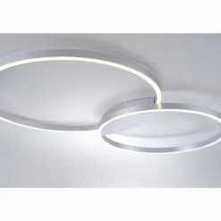 Paul Neuhaus Q-Serie Plafonnier Paul Neuhaus Q-KATE LED Aluminium, 1 lumière, Télécommandes