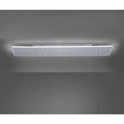 Paul Neuhaus Q-Serie Plafonnier Paul Neuhaus Q-NIGHTSKY LED Aluminium, 1 lumière, Télécommandes