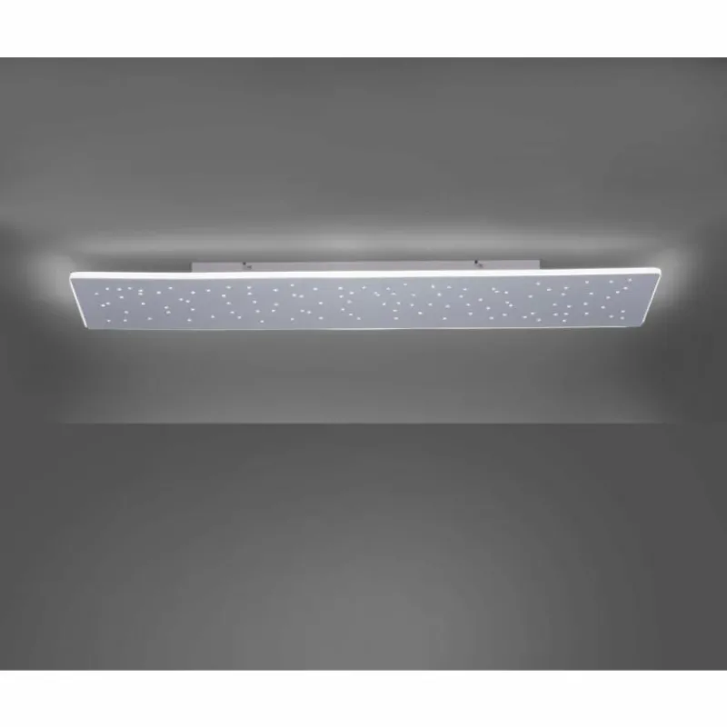 Paul Neuhaus Q-Serie Plafonnier Paul Neuhaus Q-NIGHTSKY LED Aluminium, 1 lumière, Télécommandes