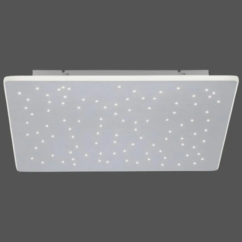 Paul Neuhaus Q-Serie Plafonnier Paul Neuhaus Q-NIGHTSKY LED Aluminium, 1 lumière, Télécommandes