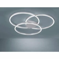 Paul Neuhaus Q-Serie Plafonnier Paul Neuhaus Q-KATE LED Argenté, 3 lumières, Télécommandes