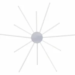 Paul Neuhaus Q-Serie Plafonnier Paul Neuhaus Q-SUNSHINE LED Aluminium, 12 lumières, Télécommandes