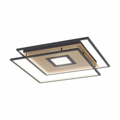 Paul Neuhaus Q-Serie Plafonnier Paul Neuhaus Q-AMIRA LED Noir, 1 lumière, Télécommandes