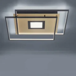 Paul Neuhaus Q-Serie Plafonnier Paul Neuhaus Q-AMIRA LED Noir, 1 lumière, Télécommandes