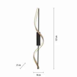 Paul Neuhaus Q-Serie Plafonnier Paul Neuhaus Q-SWING LED Anthracite, Or, 1 lumière, Télécommandes