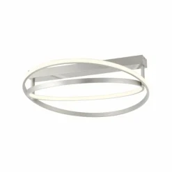 Paul Neuhaus Q-Serie Plafonnier Paul Neuhaus Q-BELUGA LED Argenté, 1 lumière, Télécommandes