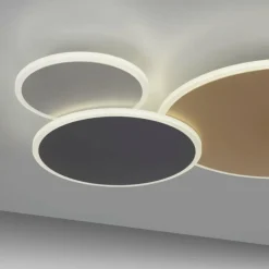 Paul Neuhaus Q-Serie Plafonnier Paul Neuhaus Q-PIATO LED Blanc, 1 lumière, Télécommandes