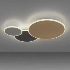 Paul Neuhaus Q-Serie Plafonnier Paul Neuhaus Q-PIATO LED Blanc, 1 lumière, Télécommandes