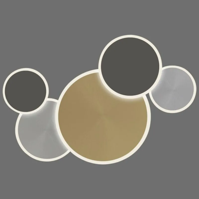 Paul Neuhaus Q-Serie Plafonnier Paul Neuhaus Q-PIATO LED Blanc, 1 lumière, Télécommandes