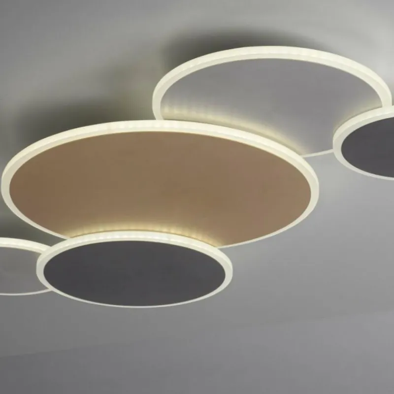 Paul Neuhaus Q-Serie Plafonnier Paul Neuhaus Q-PIATO LED Blanc, 1 lumière, Télécommandes