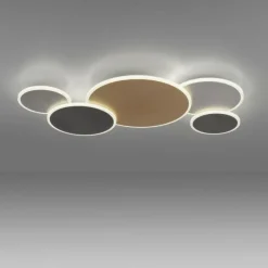 Paul Neuhaus Q-Serie Plafonnier Paul Neuhaus Q-PIATO LED Blanc, 1 lumière, Télécommandes