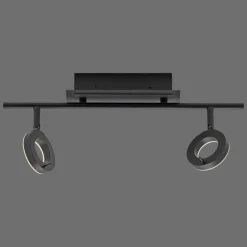 Luminaires Paul Neuhaus Plafonnier Paul Neuhaus SILEDA Anthracite, 2 lumières* Éclairage Led