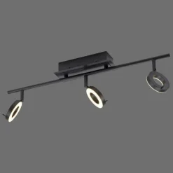 Luminaires Paul Neuhaus Plafonnier Paul Neuhaus SILEDA Anthracite, 3 lumières* Spots Et Projecteurs