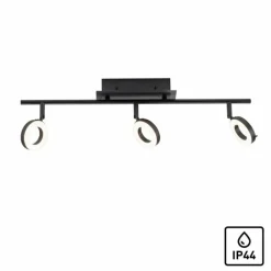Luminaires Paul Neuhaus Plafonnier Paul Neuhaus SILEDA Anthracite, 3 lumières* Spots Et Projecteurs