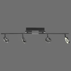 Luminaires Paul Neuhaus Plafonnier Paul Neuhaus SILEDA Anthracite, 4 lumières* Éclairage Led