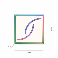Luminaires Paul Neuhaus Plafonnier Paul Neuhaus SERPENT LED Noir, 1 lumière, Télécommandes, Changeur de couleurs* Éclairage Led