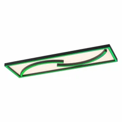 Luminaires Paul Neuhaus Plafonnier Paul Neuhaus SERPENT LED Noir, 1 lumière, Télécommandes, Changeur de couleurs* Éclairage Led