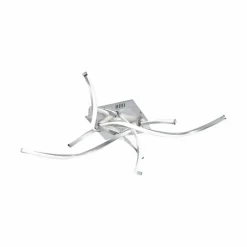 Luminaires Paul Neuhaus Plafonnier Paul Neuhaus Wellington LED Aluminium, 4 lumières* Éclairage Led