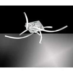 Luminaires Paul Neuhaus Plafonnier Paul Neuhaus Wellington LED Aluminium, 4 lumières* Éclairage Led