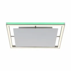 Luminaires Paul Neuhaus Plafonnier Paul-Neuhaus HELIX LED Aluminium, 2 lumières, Télécommandes* Éclairage Led