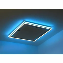 Luminaires Paul Neuhaus Plafonnier Paul-Neuhaus HELIX LED Aluminium, 2 lumières, Télécommandes* Éclairage Led