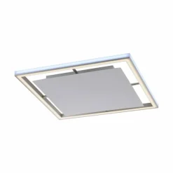 Luminaires Paul Neuhaus Plafonnier Paul-Neuhaus HELIX LED Aluminium, 2 lumières, Télécommandes* Éclairage Led