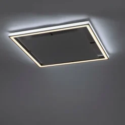 Luminaires Paul Neuhaus Plafonnier Paul-Neuhaus HELIX LED Aluminium, 2 lumières, Télécommandes* Éclairage Led