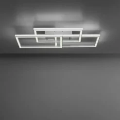 Luminaires Paul Neuhaus Plafonnier Paul-Neuhaus HELIX LED Aluminium, 6 lumières, Télécommandes* Éclairage Led