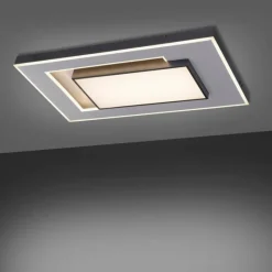 Paul Neuhaus Q-Serie Plafonnier Paul-Neuhaus Q-ALTA LED Noir, 1 lumière, Télécommandes