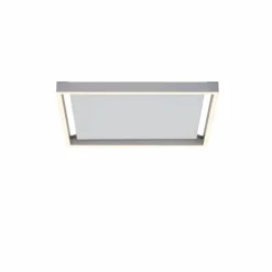 Paul Neuhaus Q-Serie Plafonnier Paul-Neuhaus Q-KAAN LED Acier brossé, 2 lumières, Télécommandes