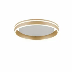 Paul Neuhaus Q-Serie Plafonnier Paul-Neuhaus Q-VITO LED Laiton, 1 lumière, Télécommandes