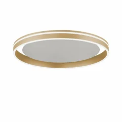 Paul Neuhaus Q-Serie Plafonnier Paul-Neuhaus Q-VITO LED Laiton, 1 lumière, Télécommandes