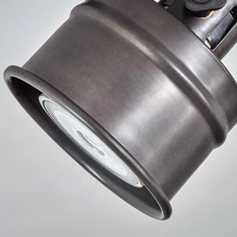 Lampes Industrielles-hofstein Plafonnier Pehefito Brun, Gris, Noir, 1 lumière