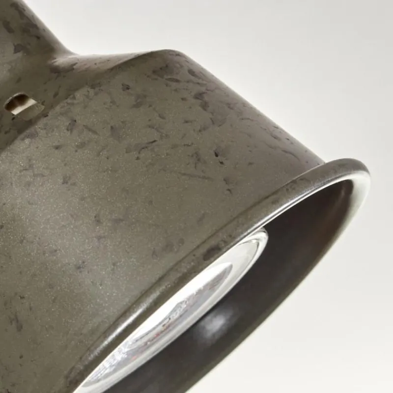 Lampes Industrielles-hofstein Plafonnier Pehefito Écru, Noir, 4 lumières