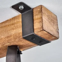 Lampes Industrielles-hofstein Plafonnier Pehefito Noir, 3 lumières