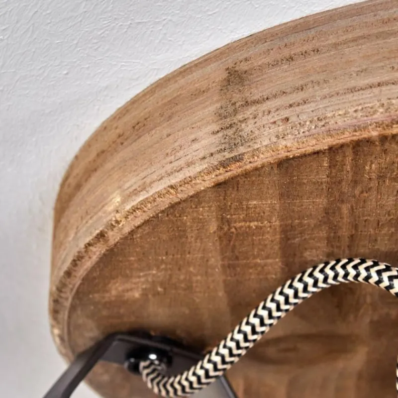 Lampes Industrielles-hofstein Plafonnier Pehefito Noir, 3 lumières